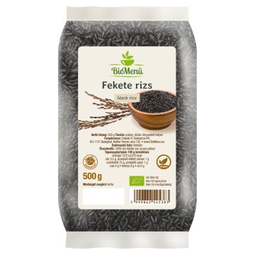 BioMenü BIO FEKETE RIZS 500 g